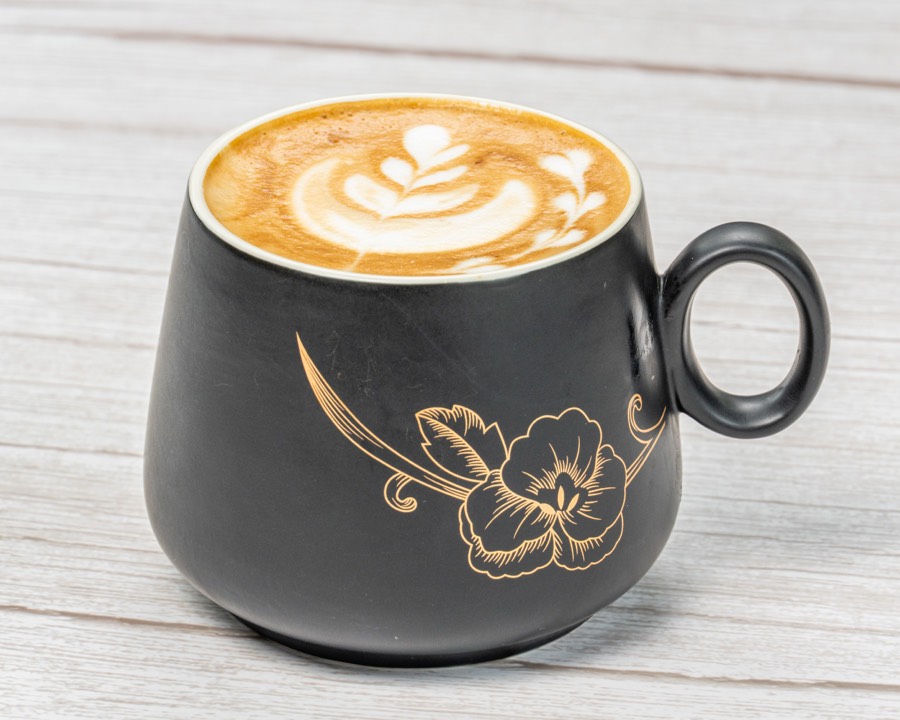 Latte with latte art